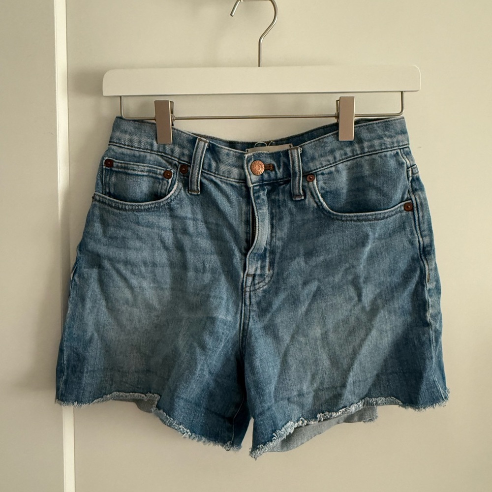 Madewell the Perfect Jean Shorts Medium Wash